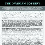 the ovarian lottery